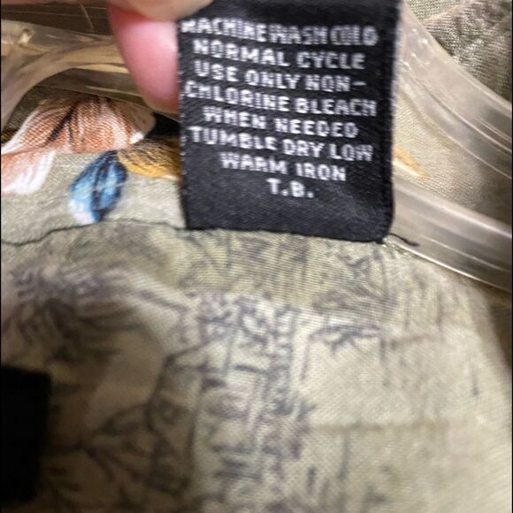 Pierre Cardin Mens L Hawaiian Shirt - Picture 5 of 8